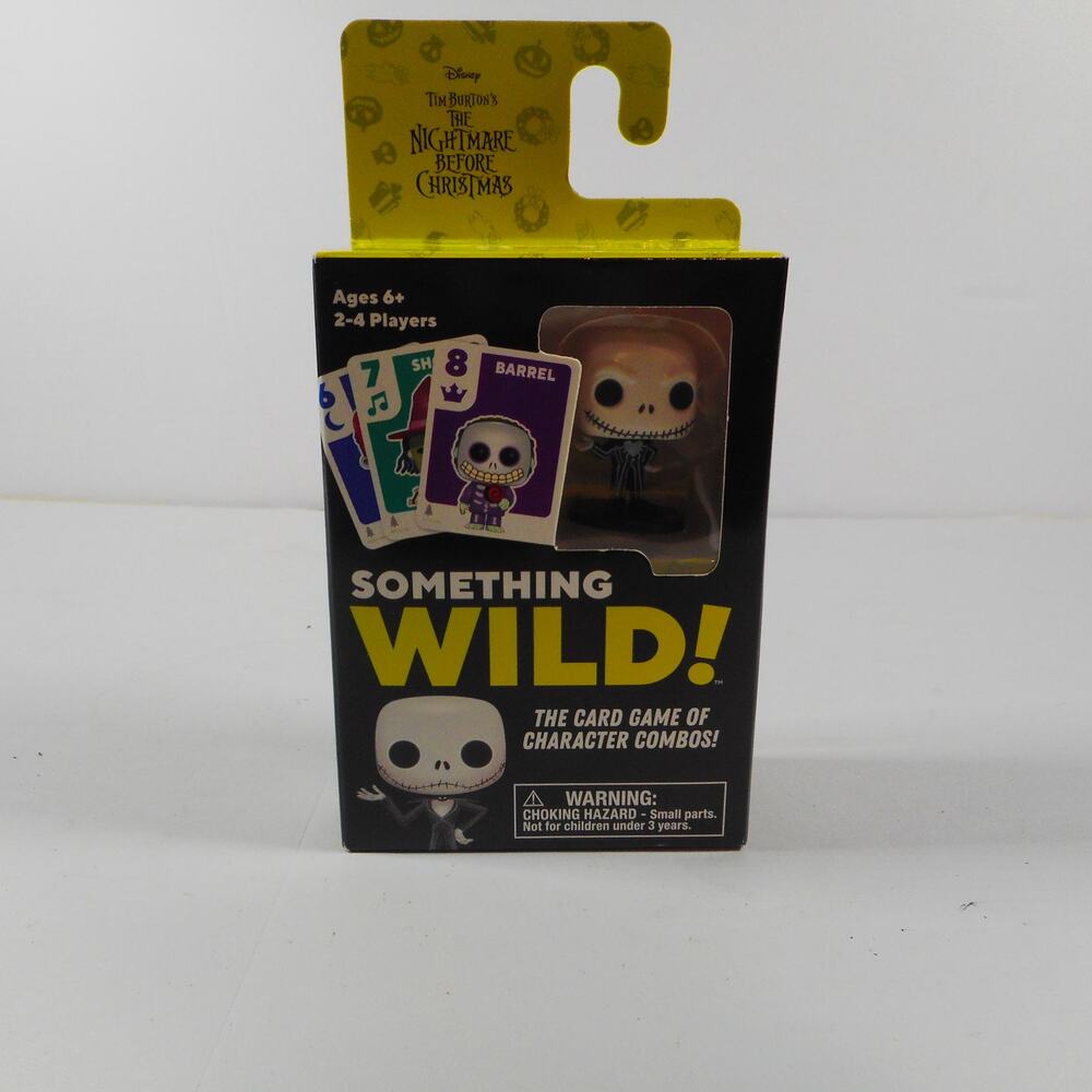 FUNKO POP SOMETHING WILD CARD GAME. THE NIGHTMARE BEFORE CHRISTMAS. AGES 6+